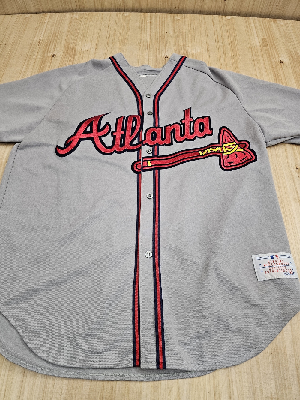 Vintage CCM MLB Dave Justice Atlanta Braves #93 Baseball Jersey